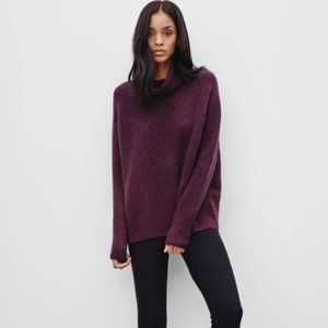 Aritzia Babaton Plutarch Sweater Burgundy
